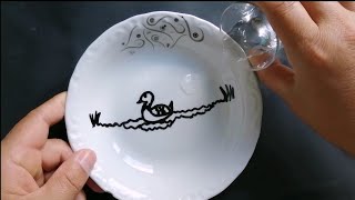 Hareketli Ördek Çizimi Çiz Su Dök Yüzsün Hareketli Resimler 2