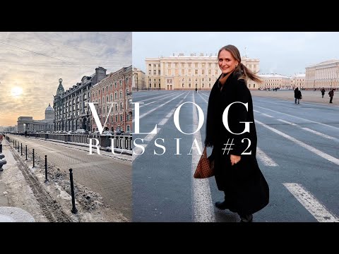 San Pietroburgo: camminare sul fiume ghiacciato, l'Ermitage e layering alla rus | Vlog Russia #2