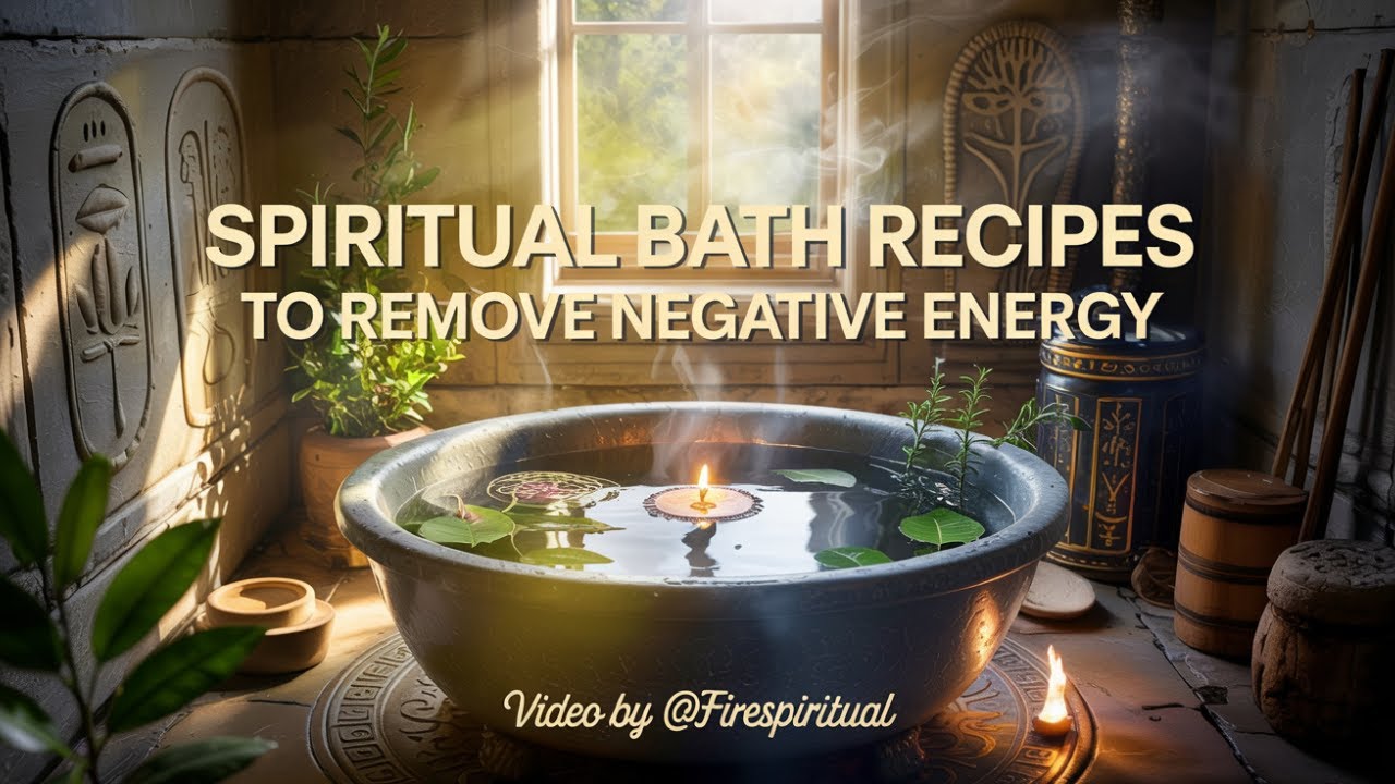 Spiritual Bath Recipes to Remove Negative Energy 🌿 | Ancient Cleansing Rituals & Cold Water Healing