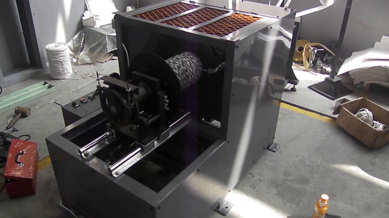 Paper rope making machine YouTube