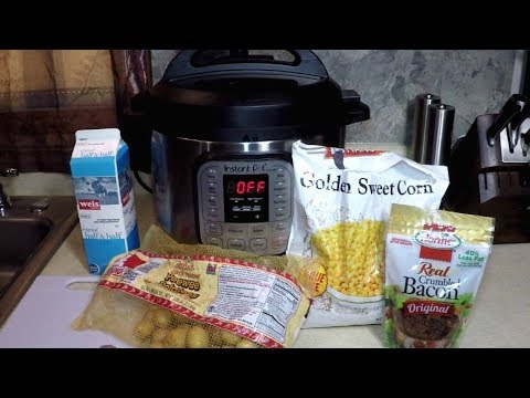 Creamy Bacon Corn Chowder Instant Pot Pressure Cooker