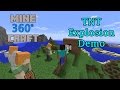 TNT Explosion Demo | Minecraft 360 Degrees