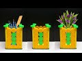 Plastic Bottle Caps Craft Ideas | Flower Vase from Plastic Bottle | Ide Kreatif Tutup Botol Bekas