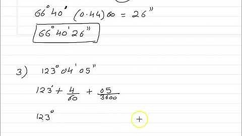Convert Decimal degrees to Degree Minutes Seconds