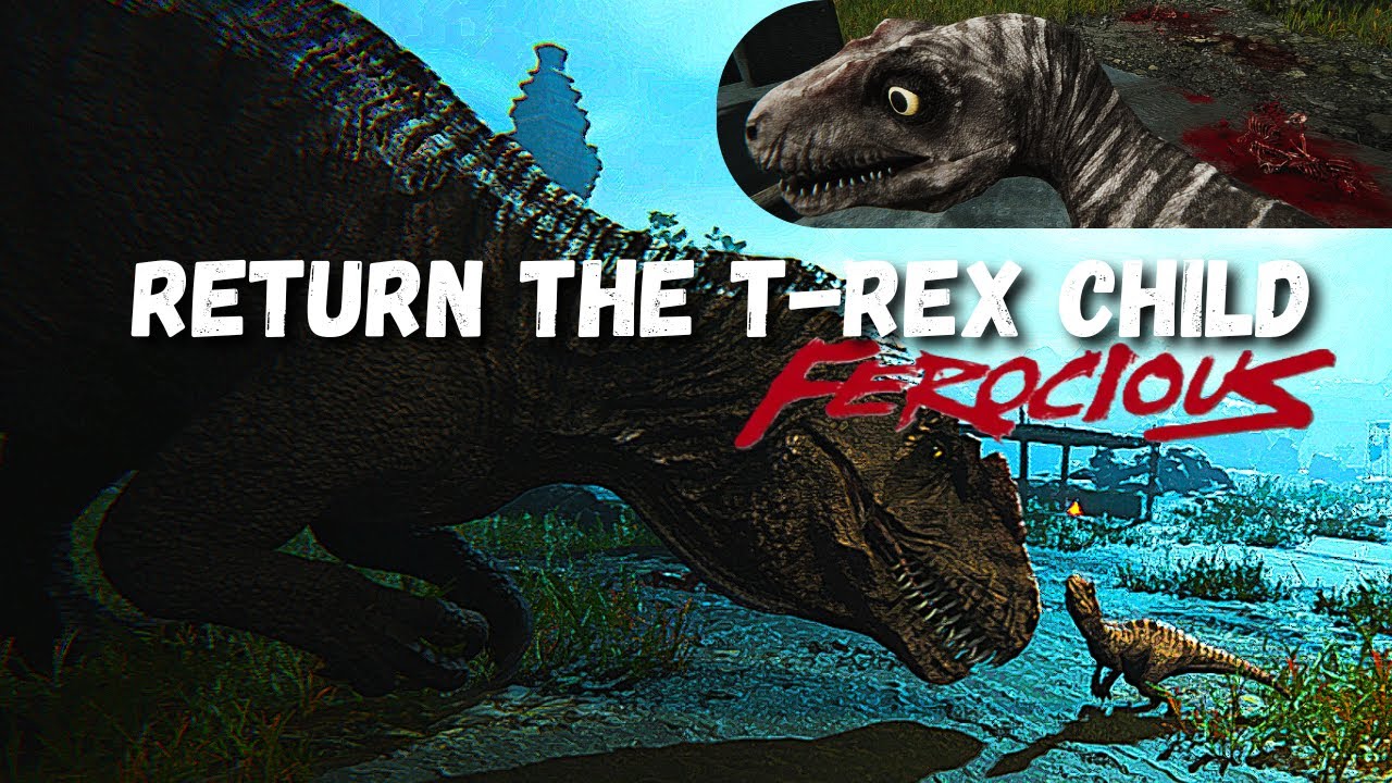 How to Return the T-Rex Baby in FEROCIOUS 😱 | Dinosaur Survival Gameplay PC