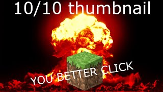 minecraft but everything explodes (i gave up)