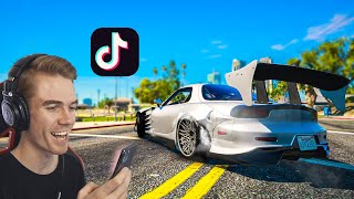 Recreating VIRAL GTA 5 STUNTS On Tik Tok! #33