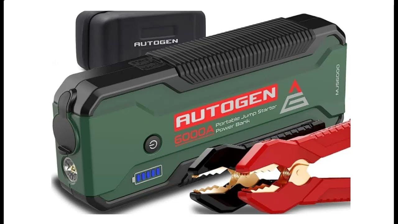 AUTOGEN Car Jump Starter 6000A YouTube