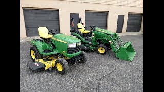 john deere x700 vs 1025r: what's the difference?