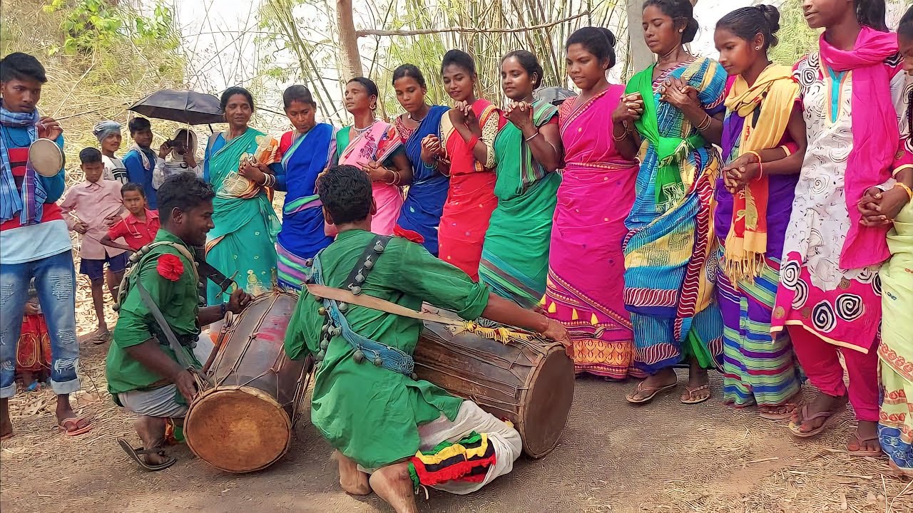 DAK BAPLA||SANTAL BAPLA||ASIA TRIBLE FOLK MARRIAGE CEREMONY OCCASION DANCE VIDEO||
