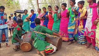 DAK BAPLA||SANTAL BAPLA||ASIA TRIBLE FOLK MARRIAGE CEREMONY OCCASION DANCE VIDEO||