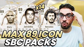 OPENING 14x MAX 89 ICON UPGRADE SBC PACKS! FC 26 Ultimate Team
