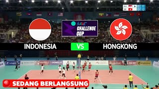 🔴SEDANG BERLANGSUNG! Voli Indonesia VS Hongkong AVC Challenge Putri 2024 Hari Ini