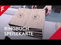 Wie entsteht eine Ringbuch Speisekarte? | FLYERALARM Menu Design