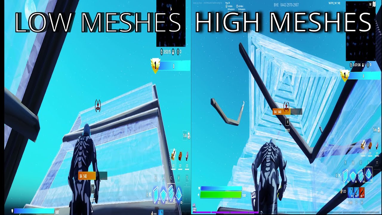 Low meshes VS High meshes