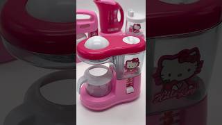 Hello Kitty Coffee Machine ASMR #hellokitty #shorts #toyunboxing #asmrtoys #sanrio #minikitchen