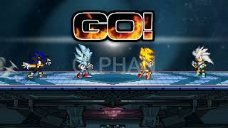¡¡Hedgehog BATTLE 2!!! | Seelkadoom v Silver v Perfect Nazo v Super Sonic