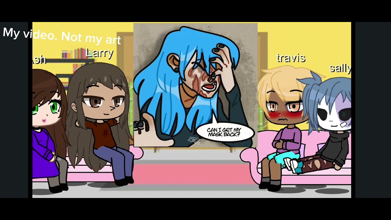 Sally face characters react to sal fisher. (salvis) - YouTube