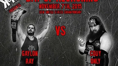 Gaylon Ray VS Cody Only UCW US Championship Match ...
