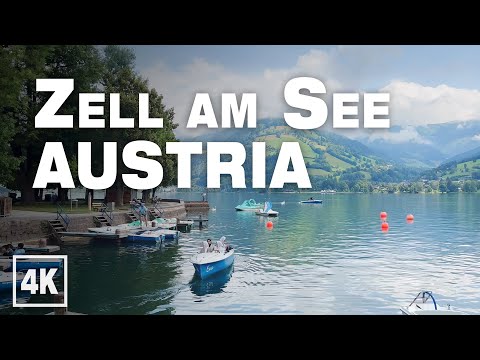 Zell am See AUSTRIA 2022 • 4K 60fps ASMR Real Time Virtual Walking Tour