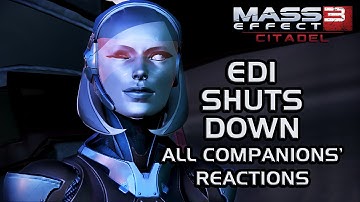 Mass Effect 3 Citadel DLC: EDI shuts down (all companions