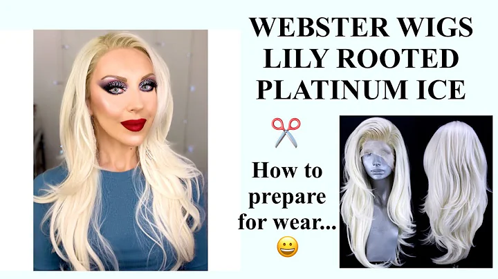 WEBSTER WIGS REVIEW, LILY ROOTED PLATINUM ICE, GLUELESS INSTALL LACE FRONT