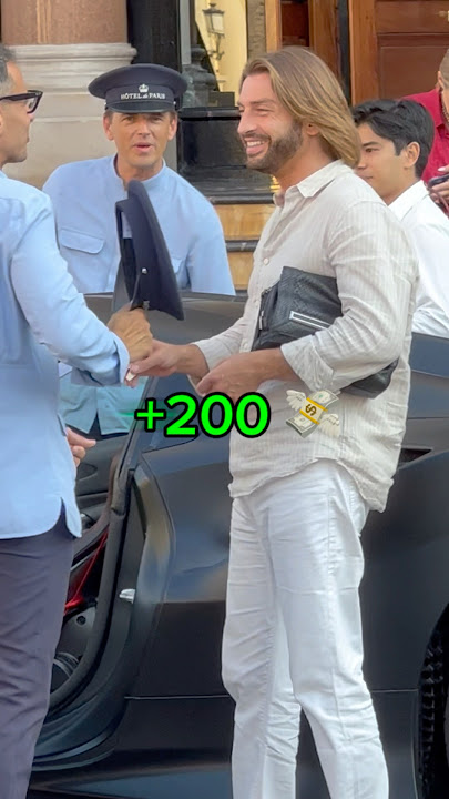 Millionaire Tips in Monaco 🤩🫰 #luxury #monaco