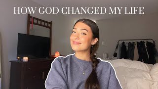 how God changed my life in a year.