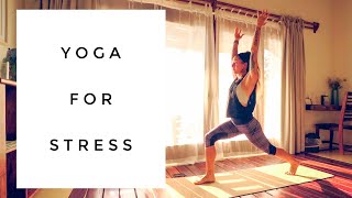 Yoga for Stress & Anxiety - 20 min Full Body Deep Stretch for Relaxation and Stress Relief