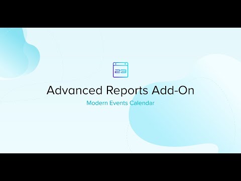 Modern Events Calendar Advanced Reports Addon