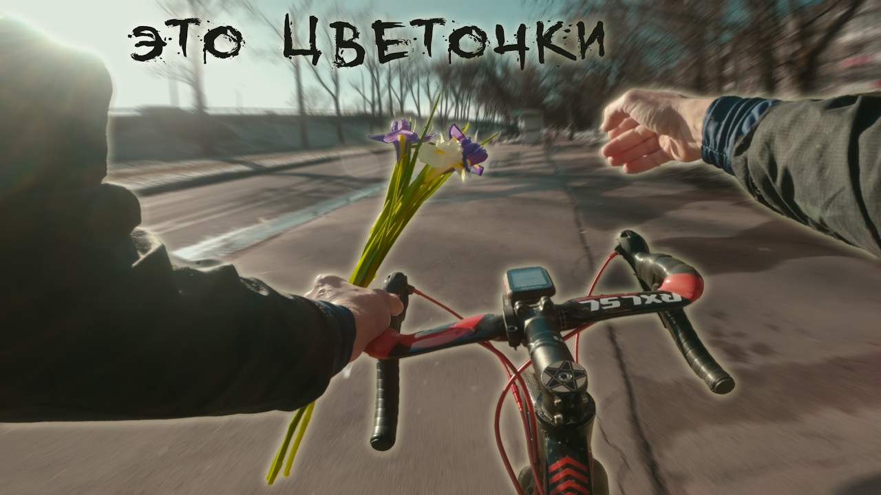 Восьмое марта в Велоспорте. Цветочки и МКАД.