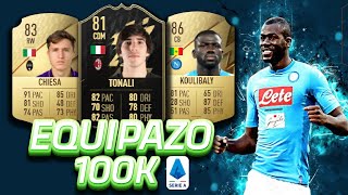 ? LA MEJOR PLANTILLA COMPETITIVA por 100K ? de la SERIE A ?? ‼️ FIFA 22 ?? ‼️