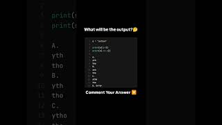 Slicing Ka Game 😳🔥 | Python String Trick #shorts #coding