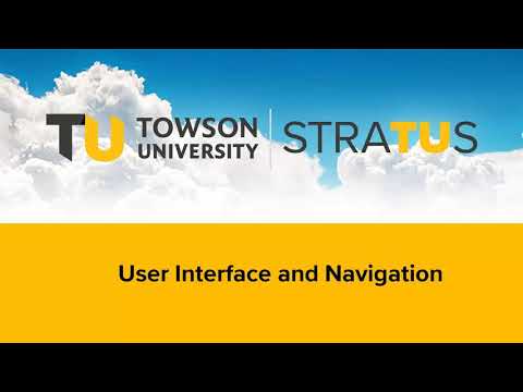 Stratus - User Interface and Navigation