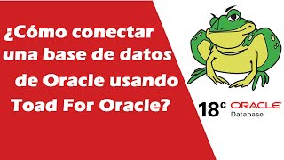 4.- Cรณmo Conectar una Base de Datos de Oracle usando Toad For Oracle