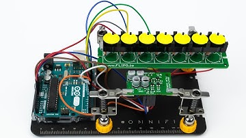 Flip-disc 1x7 Display with Arduino