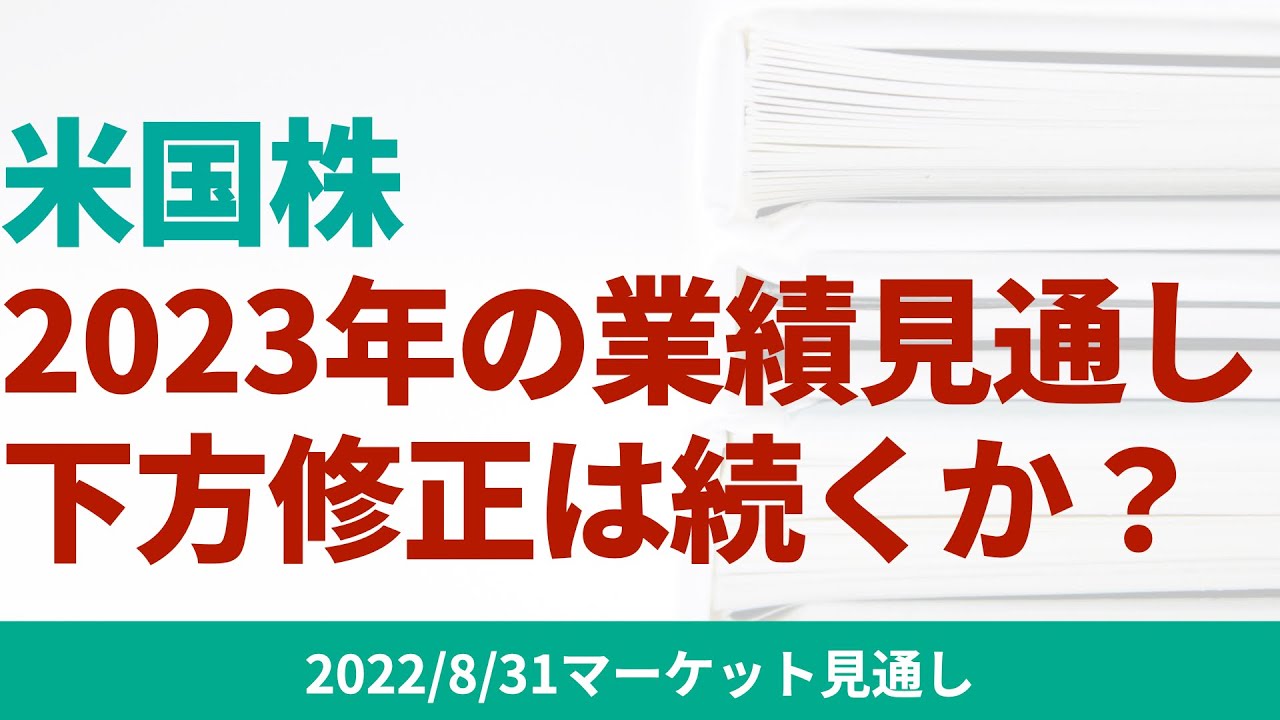 米国株 今後の見通し 2023