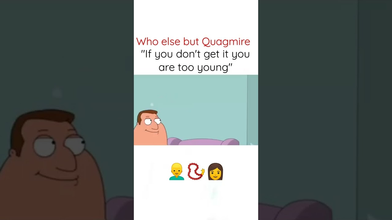 Quagmire implying beads 