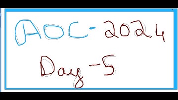 Advent of Code : Day 5 - Python