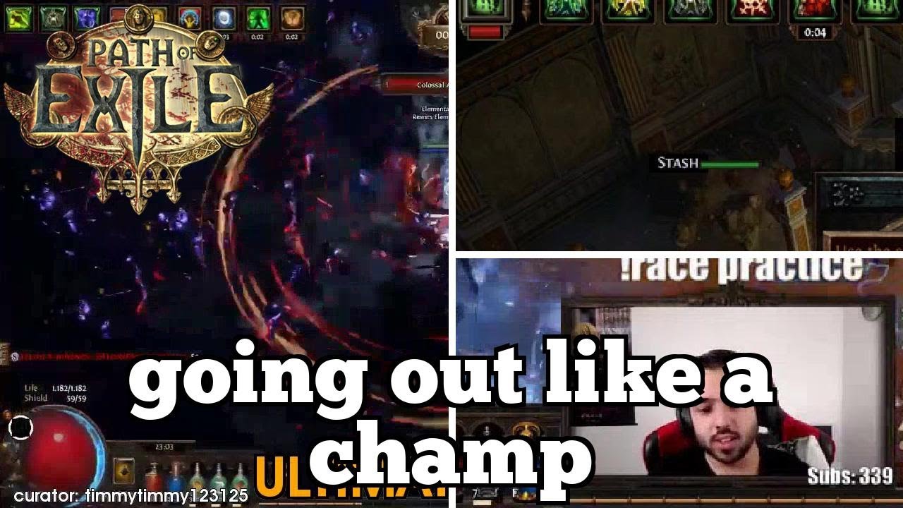 going out like a champ | Daily Path of Exile Highlights