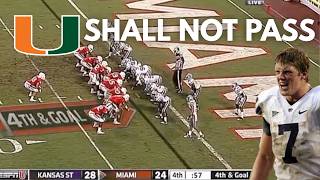 Kansas State's Legendary Goal Line Stand at Miami (2011)