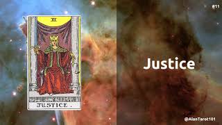 Tarot Reading 101: Justice (Love/Career/Money/Finance Meanings) with English Subtitles/中文字幕