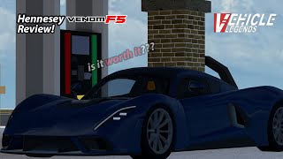 Roblox Vehicle Legends Hennessey Venom F5 Review (Buffed)