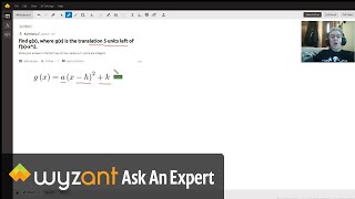 Shifting a Quadratic Function