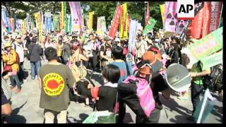 Thousands March As Japan Shuts Off Nuclear Power