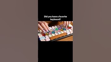 I love the sounds of the keyboards #asmr #relaxing #ai