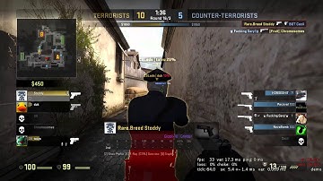 ACE PLAYS: Stodd glock pistol round ace?! ft. The T side 180 inferno strat!