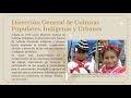 Direccin general de culturas populares indgenas y urbanas