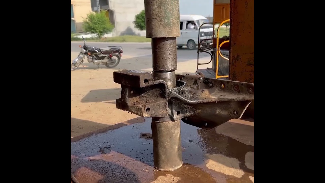 Heavy Damage Rear Axle Restoration | From Scrap to Perfect Condition