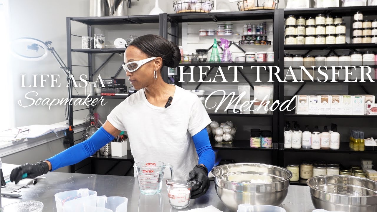 Heat Transfer Soapmaking Made Easy w/ RECIPE | Beginners Guide #soapmaking #smallbusiness #soapmaker